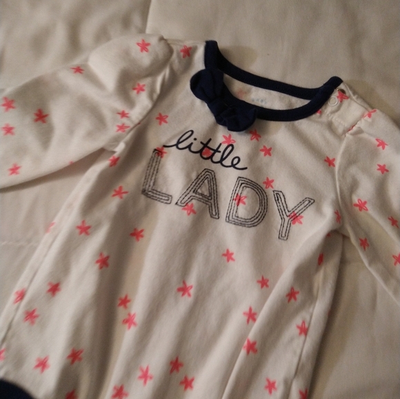 6/$15 Size 3-6 M Cat & Jack long sleeve bodysuit onesie - Picture 3 of 12